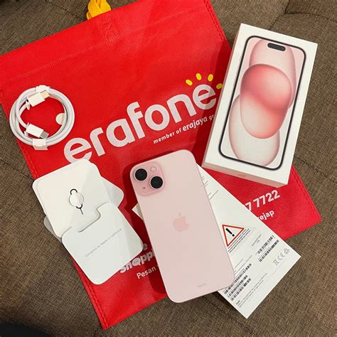 Iphone 15 128 Gb Pink Resmi Indonesia Ibox Erafone Digimap Telepon