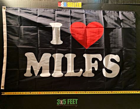 Milf Flag Free Shipping I Love Milfs Hot Moms Beer Party Trump Biden