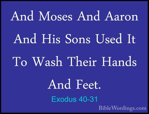 Exodus 40 - Holy Bible English - BibleWordings.com