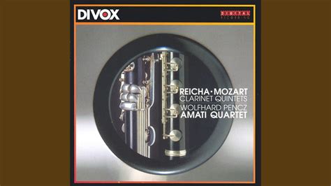 Clarinet Quintet In A Major Op 108 K 581 IV Allegretto Con