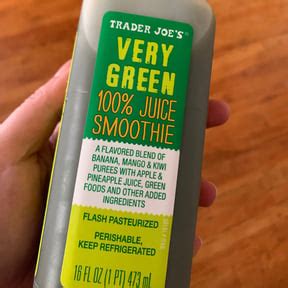 Trader Joe S Very Green Juice Smoothie Reviews Abillion