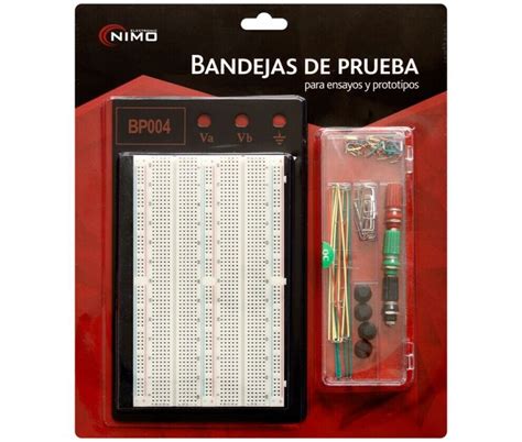 Placa Pruebas Protoboard Breadboard 1560p 215x130mm Bierzo Technologies