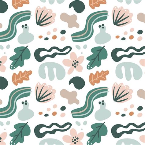 Free Vector | Muted color palette pattern design