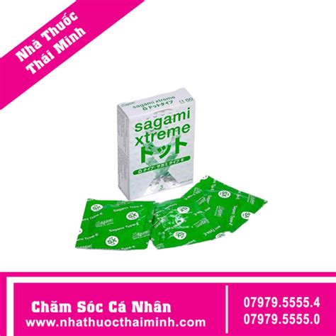 Bao Cao Su Sagami Xtreme White 3 Cái Hộp Nhà thuốc Thái Minh