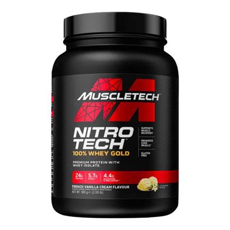 Whey Isolate MuscleTech Nitro Tech Whey Gold French Vanilla Cream