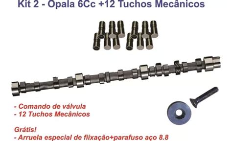 Comando De Valvula Opala 310x320x109 6cil Esportivo tuch Kit Frete grátis