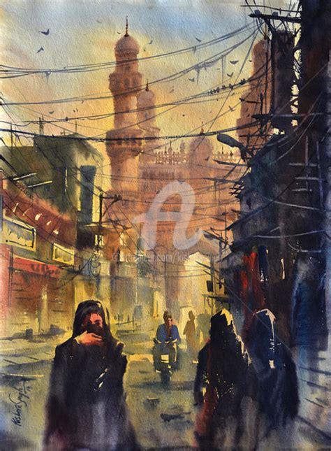 charminar.India (Watercolor)