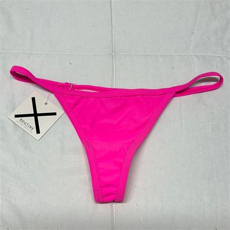 Boutine LA Swim Nwt Boutine La Hot Pink Bikini Thong Bottom Poshmark