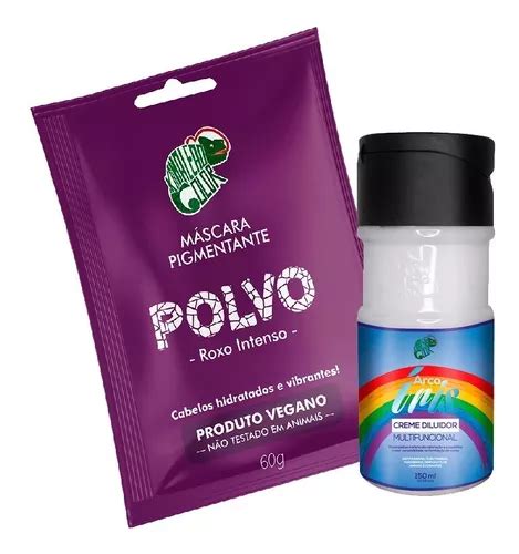 Kit Polvo 60ml E Diluidor Arco Iris 150ml Kamaleão Color Parcelamento