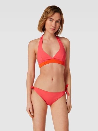 Mymarini Bikini Oberteil In Two Tone Machart Orange Online Kaufen