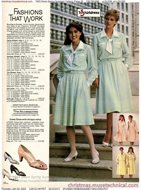 1983 Sears Spring Summer Catalog Page 10 Catalogs And Wishbooks 1980s Fashion Spring Summer