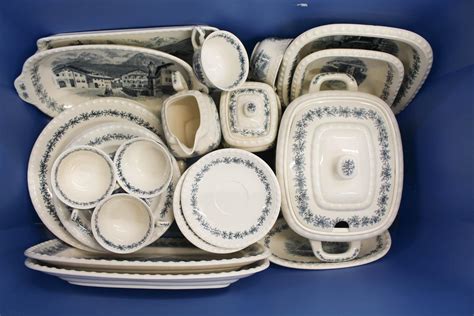 Lot Box Lot Villeroy And Boch China Set Engadin Pattern