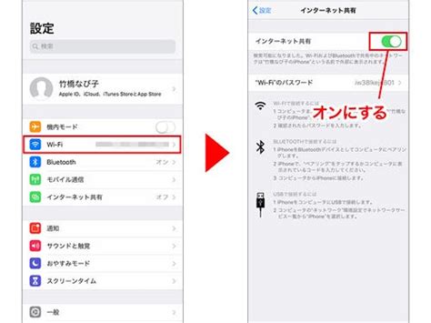 同じapple Idならパスワード不要で接続！ Iphoneの「インターネット共有」を使う方法 Iphone基本の「き」362