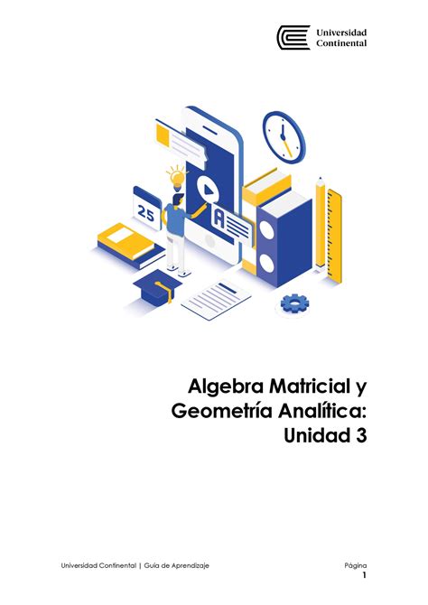 Guia U Algebra Matri Geo Ana Universidad Continental Gu A De