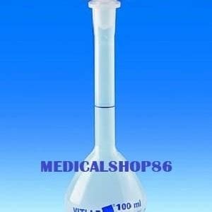 Jual LABU UKUR PLASTIK 100ml VOLUMETRIC FLASK PP VITLAB German