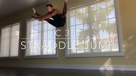 How To Do Straddle Jump C 314 Aerobic Gymnastics Tutorial 2018