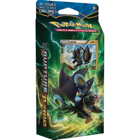 Deck Xy Rupture Turbo Luxray Regard Electrique Pokémon UltraJeux