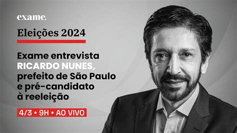 Eleições 2024 Entrevista Com Ricardo Nunes Prefeito De Sp E Pré