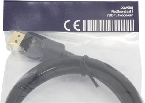 Powteq Meter Premium Displayport Naar Dvi D Kabel Gold Plated Bol