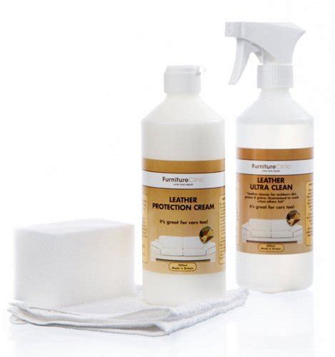 Leather Care Kit- Leather Cleaner and Protection Cream Bundle ...