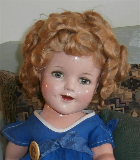 Vintage S Ideal Composition Shirley Temple Doll In Blue Music