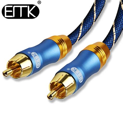 EMK C Ble Audio Coaxial Num Rique RCA Vers RCA M Le St R O Hifi