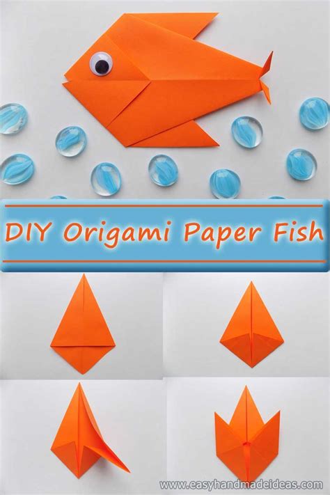 Diy Origami Paper Fish Easy Steps Paper Fish Origami Fish