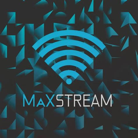 LOGO Design for MAXStream Sleek WIFI Symbol on Clear Background | AI ...