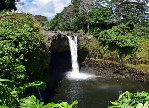 Rainbow Falls Hilo HI Photograph by Gary F Richards - Pixels