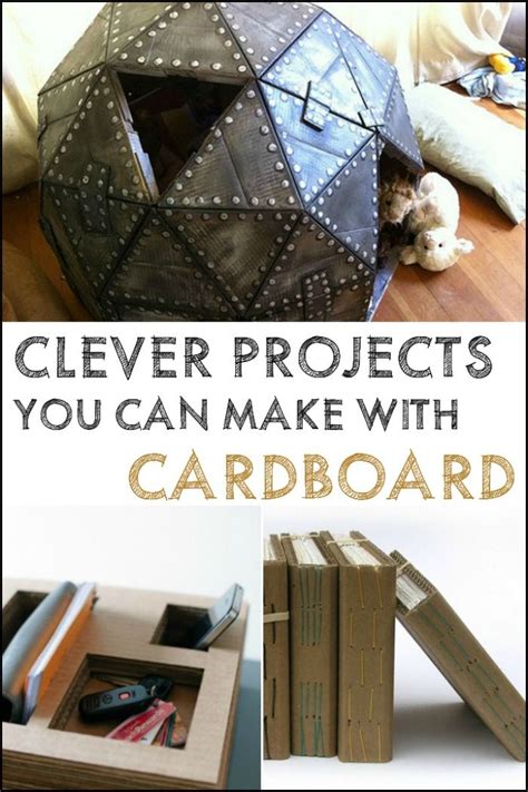 11 Brilliant Crafts You Can Make With Recycled Cardboard Craft Projects For Every Fan