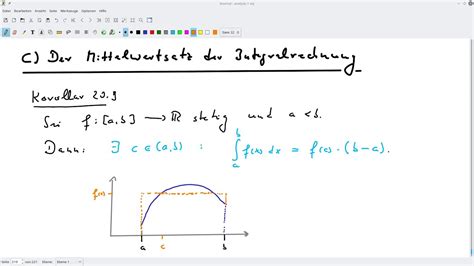 Analysis Teil Woche Hdir C Der Mittelwertsatz Der