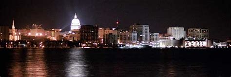 Madison Wi Madison Skyline At Night Photo Picture Image Wisconsin