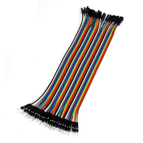 Male to Female Breadboard Jumper Wires - 40-Pin - 20 cm - 905307