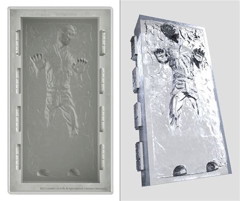 Giant Han Solo Frozen in Carbonite Silicone Mold | The Green Head