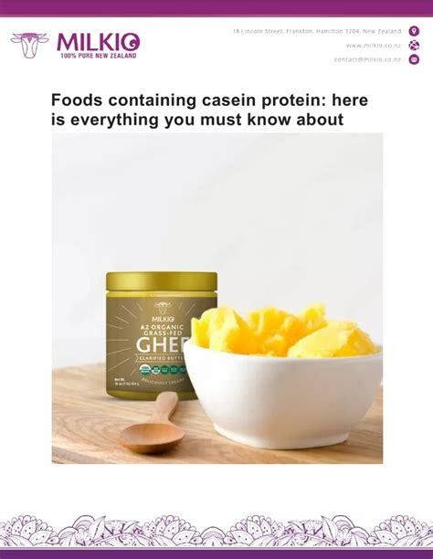 Ppt Food Containing Casein Protein Powerpoint Presentation Free Download Id 11880367