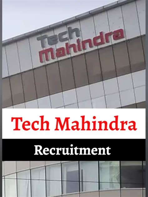 Tech Mahindra Recruitment Drive Job Freshers