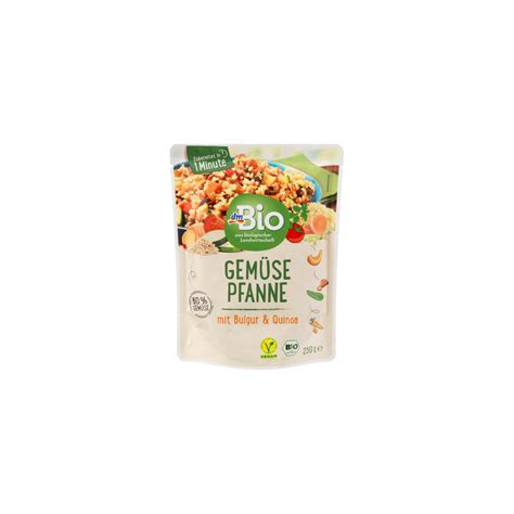 DmBio Vegetable Pan With Bulgur And Quinoa 250 G