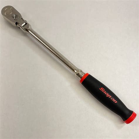 Snap On 3 8 Drive Dual 80 Technology Soft Grip Long Handle Flex Head