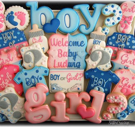 I Was Lucky Enough To Make Cookies And Attend This Gender Reveal Party