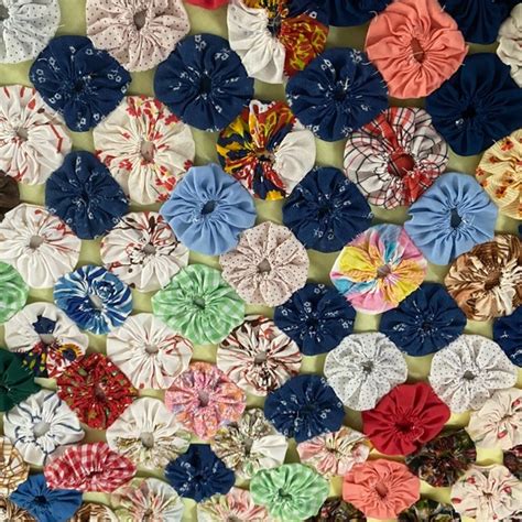 Bedding King Size Vintage Yoyo Quilt Suffolk Puff Quilt Poshmark