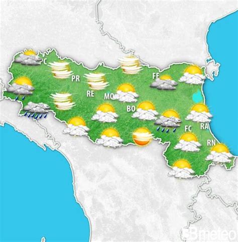 Meteo Emilia Romagna Previsioni Nord Centro Sud 3B Meteo