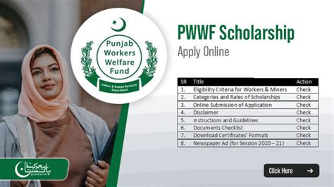 PWWF Talent Scholarship 2024 Apply Online Via Login