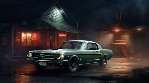 Hyper realistic 1967 Ford mustang (AI Art) :: Behance