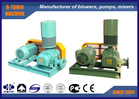 Small Pneumatic Conveying Tri Lobe Roots Blower Kpa High Pressure