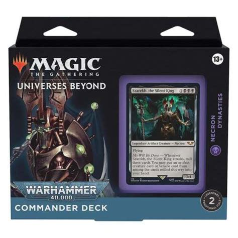 Mtg Magic The Gathering Universes Beyond Warhammer 40000 Necron Dynasties Comma 195166173467 Ebay