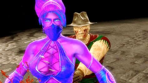 Mortal Kombat 9 All Fatalities X Rays On Kitana Toxic Costume Mod