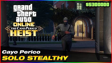 GTA Cayo Perico Heist SOLO Best Method Money Grind GTA Online Setup