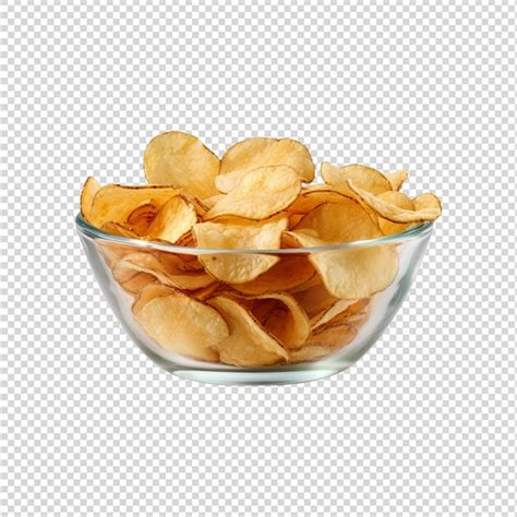 Premium Psd Potato Chips Bowl