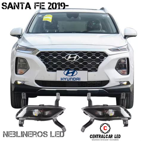 HALOGENOS HYUNDAI SANTA FE 2019 2021 CENTRALCAR LED