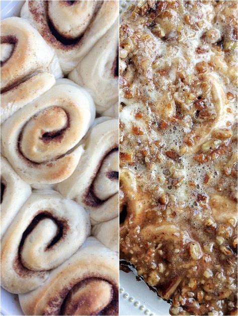 These Easy Overnight Caramel Pecan Cinnamon Rolls Start With Frozen Bread Dough No Yeast Or